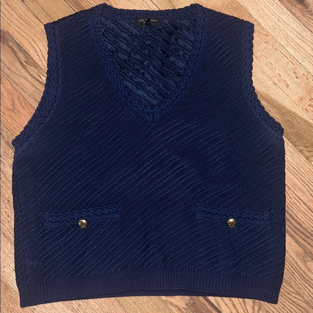 rag & bone Claire Knit Vest Size M - Picture 7 of 13